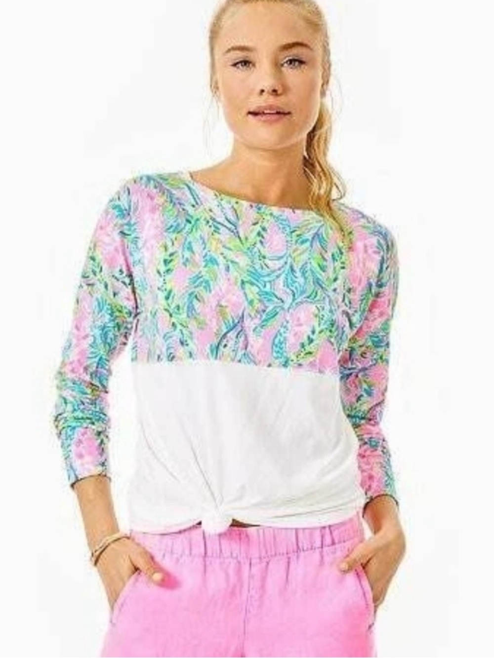 LILLY Pulitzer Finn Oversized Top